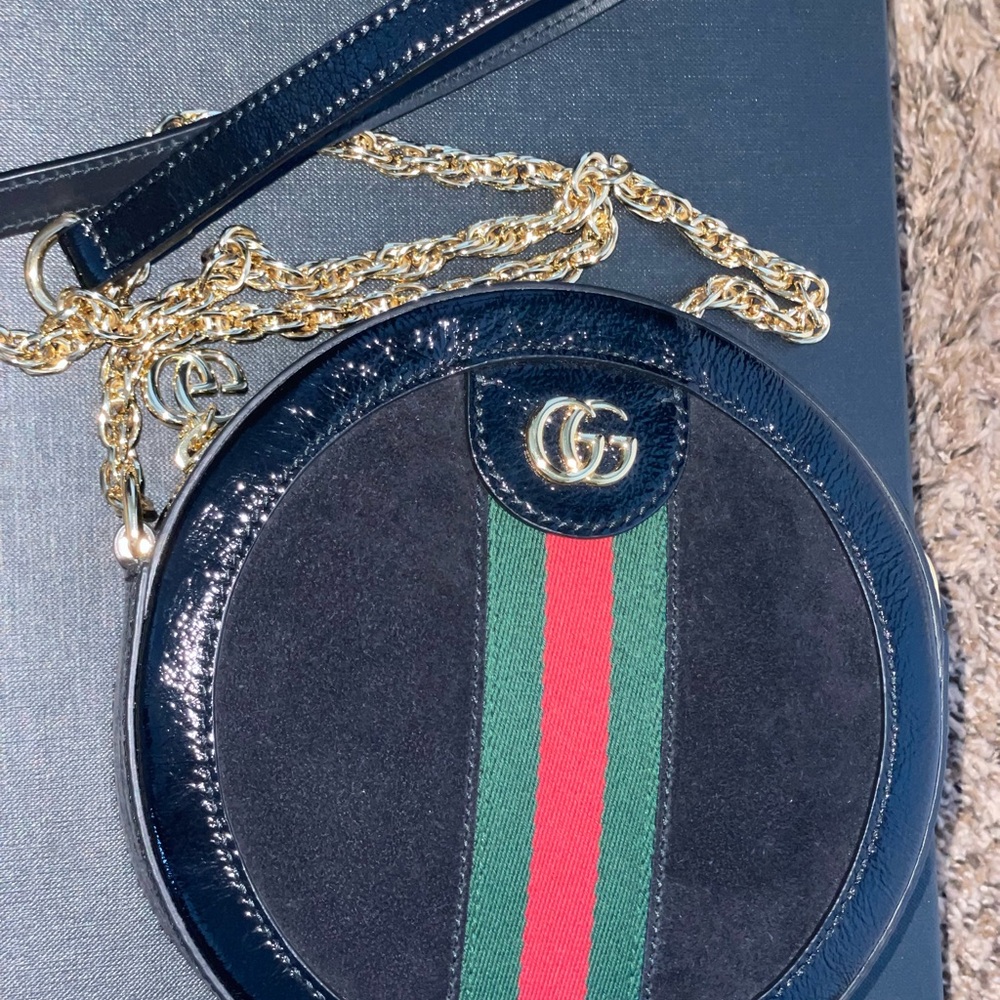 NWT GUCCI ROUND CROSSBODY